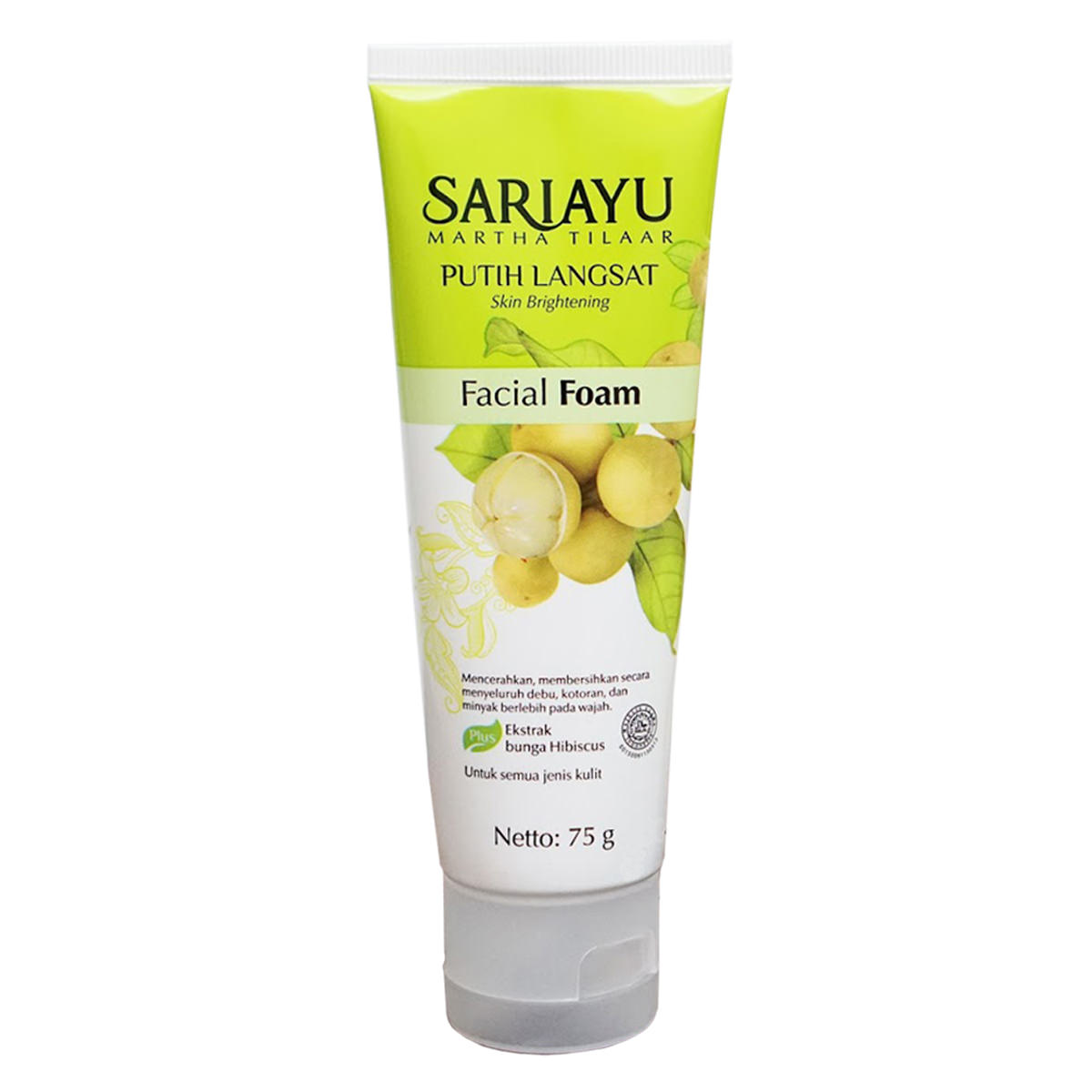 Sariayu---Putih-Langsat-Facial-Foam-dengan-Ekstrak-Bunga-Hibiscus-sfw(1)